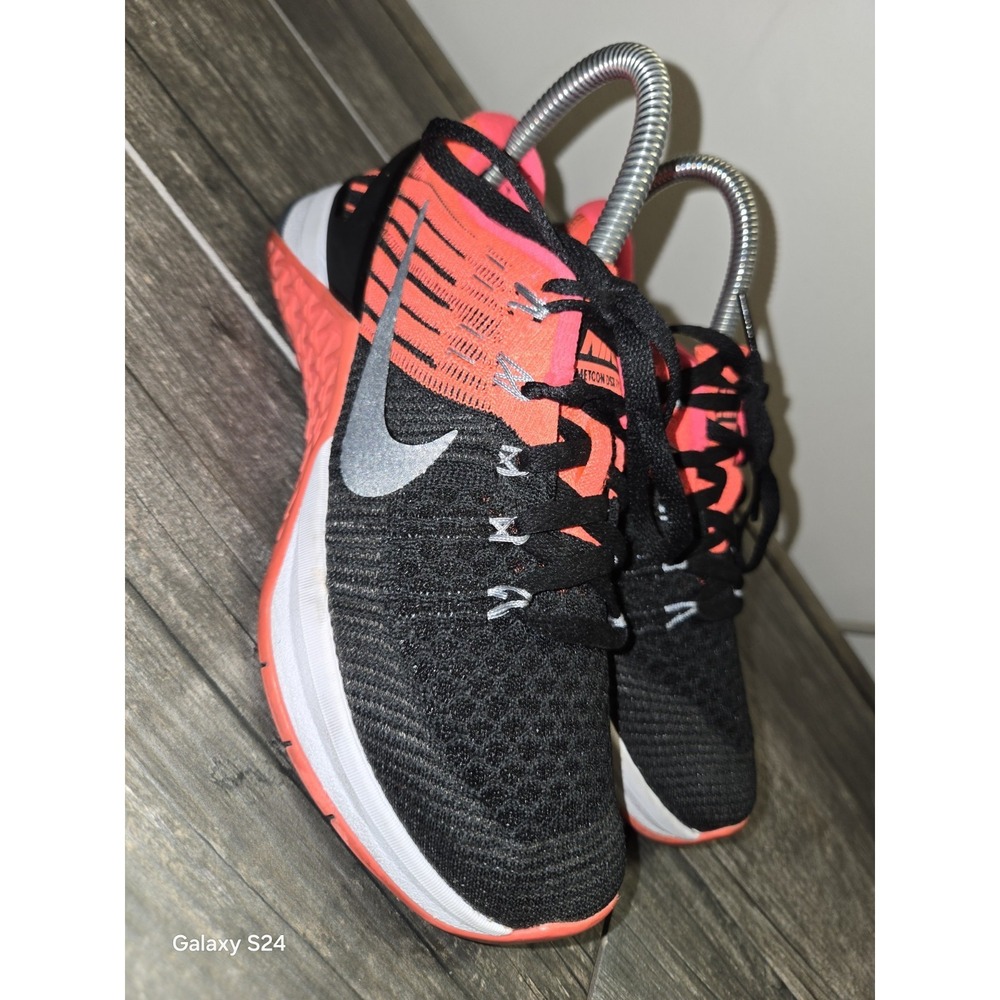 Nike Metcon DSX Flyknit Black & Pink Women's Size 5